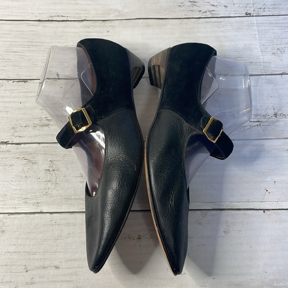 Vintage Nina Kitten Heel  Suede and Leather Mary Jane - Picture 6 of 13